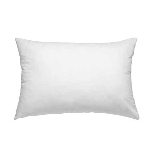 Resiloft Pillow, Micro Gel Fiber Fill. T233 Cotton Cover, King Firm 20x36, 37 oz, White
